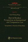 Buchcover Beyond Borders: Perspectives on International and Comparative Law
