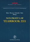 Buchcover Non Profit Law Yearbook 2001