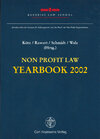 Buchcover Non Profit Law Yearbook 2002