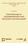 Buchcover Gleichstellung von Leiharbeitnehmern nach deutschem und Unionsrecht