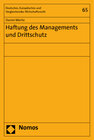 Buchcover Haftung des Managements und Drittschutz