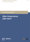 Buchcover Alles Governance oder was?