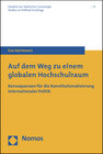 Buchcover Auf dem Weg zu einem globalen Hochschulraum