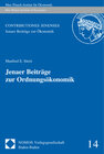 Buchcover Jenaer Beiträge zur Ordnungsökonomik