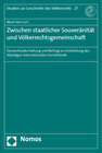 Buchcover Zwischen staatlicher Souveränität und Völkerrechtsgemeinschaft