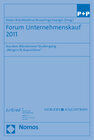 Buchcover Forum Unternehmenskauf 2011
