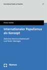 Buchcover Internationaler Populismus als Konzept