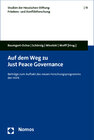 Buchcover Auf dem Weg zu Just Peace Governance