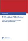 Buchcover Deliberativer Föderalismus
