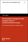 Buchcover The Formation of Support for the European Union in Central and Eastern Europe