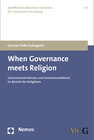 Buchcover When Governance meets Religion