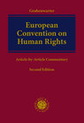 Buchcover European Convention on Human Rights