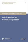 Buchcover Politikwechsel als Governanceproblem