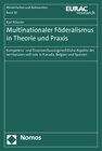 Buchcover Multinationaler Föderalismus in Theorie und Praxis
