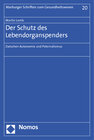 Buchcover Der Schutz des Lebendorganspenders