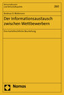 Buchcover Der Informationsaustausch zwischen Wettbewerbern