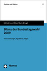 Buchcover Bilanz der Bundestagswahl 2009
