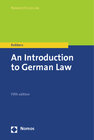 Buchcover An Introduction to German Law