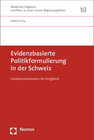 Buchcover Evidenzbasierte Politikformulierung in der Schweiz