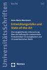 Buchcover Entwicklungsrisiko und State-of-the-Art