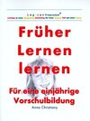 Buchcover Früher lernen lernen