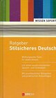 Buchcover Ratgeber Stilsicheres Deutsch
