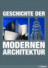 Buchcover Geschichte der modernen Architektur