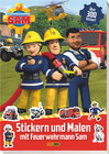 Buchcover Feuerwehrmann Sam: Stickern und Malen mit Feuerwehrmann Sam