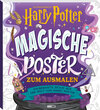 Buchcover Aus den Filmen zu Harry Potter: Magische Poster zum Ausmalen