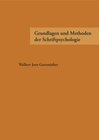 Buchcover Grundlagen und Methoden der Schriftpsychologie