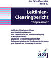 Buchcover Leitlinien-Clearingbericht "Depression"