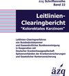 Buchcover Leitlinien-Clearingbericht "Kolorektales Karzinom"