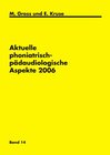 Buchcover Aktuelle phoniatrisch-pädaudiologische Aspekte 2006