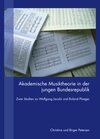 Buchcover Akademische Musiktheorie in der jungen Bundesrepublik