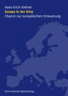 Buchcover Europa in der Krise - Chance zur europäischen Erneuerung