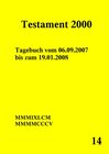 Buchcover Testament 2000 Band 14