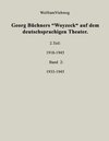 Buchcover Georg Büchners "Woyzeck" auf dem deutschsprachigen Theater