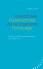 Buchcover Volkskrankheit Rückenschmerz und die so genannte Fibromyalgie