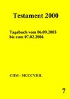 Buchcover Testament 2000 - Band 7
