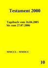 Buchcover Testament 2000 - Band 10