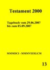 Buchcover Testament 2000 Band 13