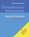 Buchcover Compendium Wortschatz Deutsch-Deutsch, erweiterte Neuausgabe