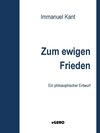 Buchcover Zum ewigen Frieden