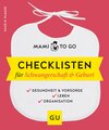 Buchcover Mami to go - Checklisten für Schwangerschaft & Geburt