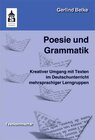 Buchcover Poesie und Grammatik