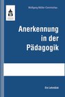 Buchcover Anerkennung in der Pädagogik