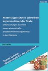 Buchcover Materialgestütztes Schreiben argumentierender Texte