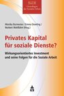 Buchcover Privates Kapital für soziale Dienste?
