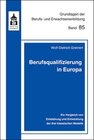 Buchcover Berufsqualifizierung in Europa