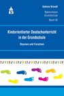 Buchcover Kindorientierter Deutschunterricht in der Grundschule